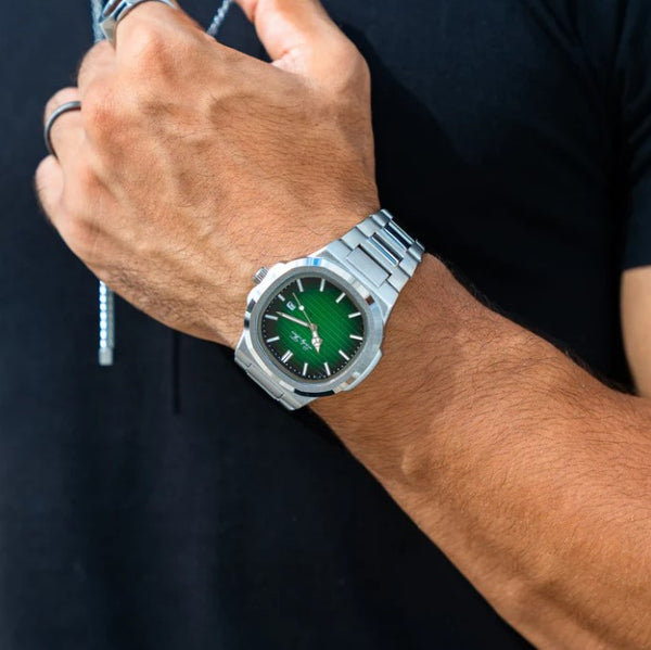 Elite Square Steel Watch