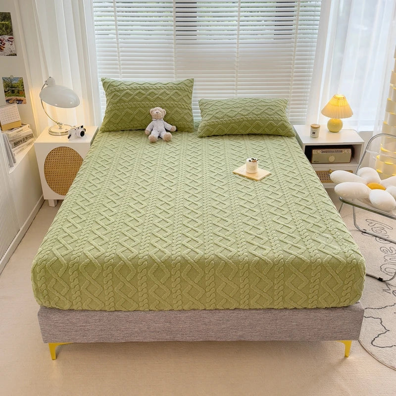 Cozy Velvet Mattress Protector