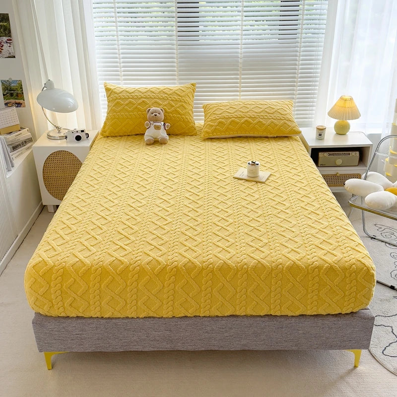 Cozy Velvet Mattress Protector