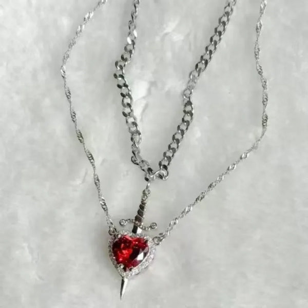 Heart & Sword Couple Set