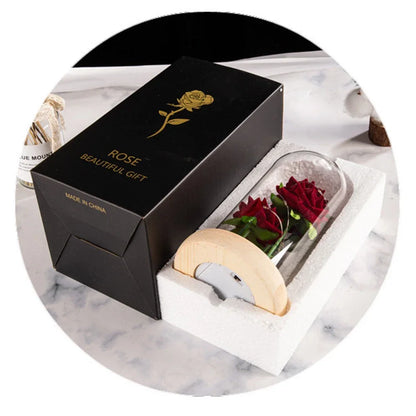 Eternal Glass Rose Romantic Valentine Gift